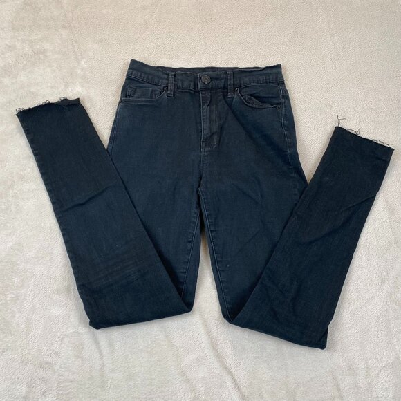 BDG Womens Jeans 25W Twig High Rise Black Skinny Cotton/Spandex - Picture 13 of 16